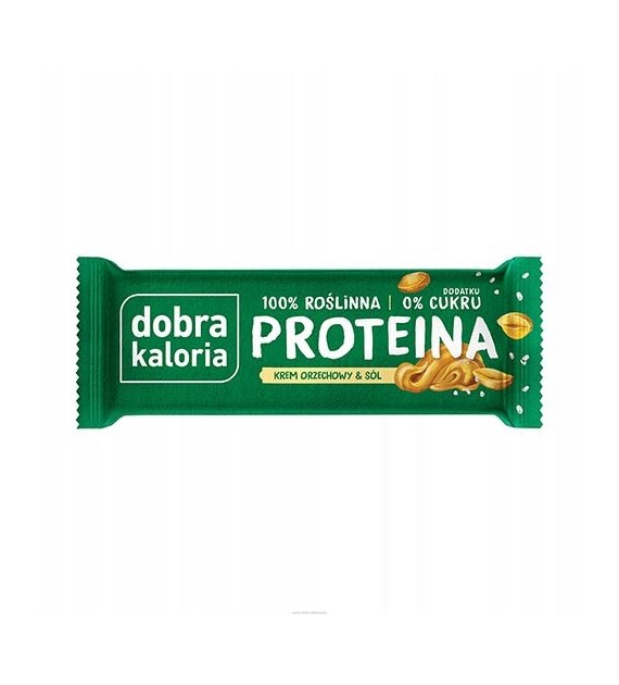 DOBRA KALORIA Baton PROTEINA Krem orzechowy/sól 45g