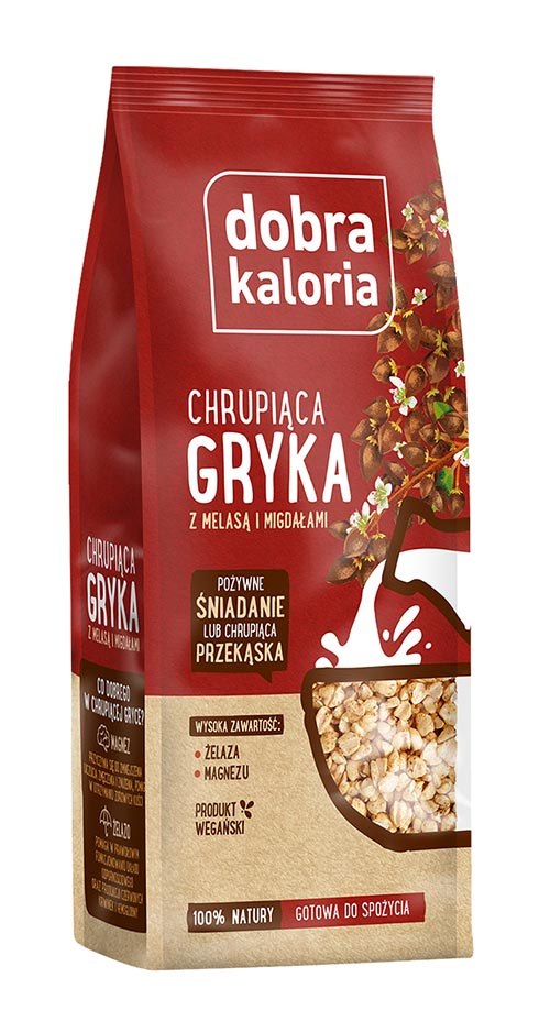 DOBRA KALORIA Chrupiąca gryka z migdałami 100g