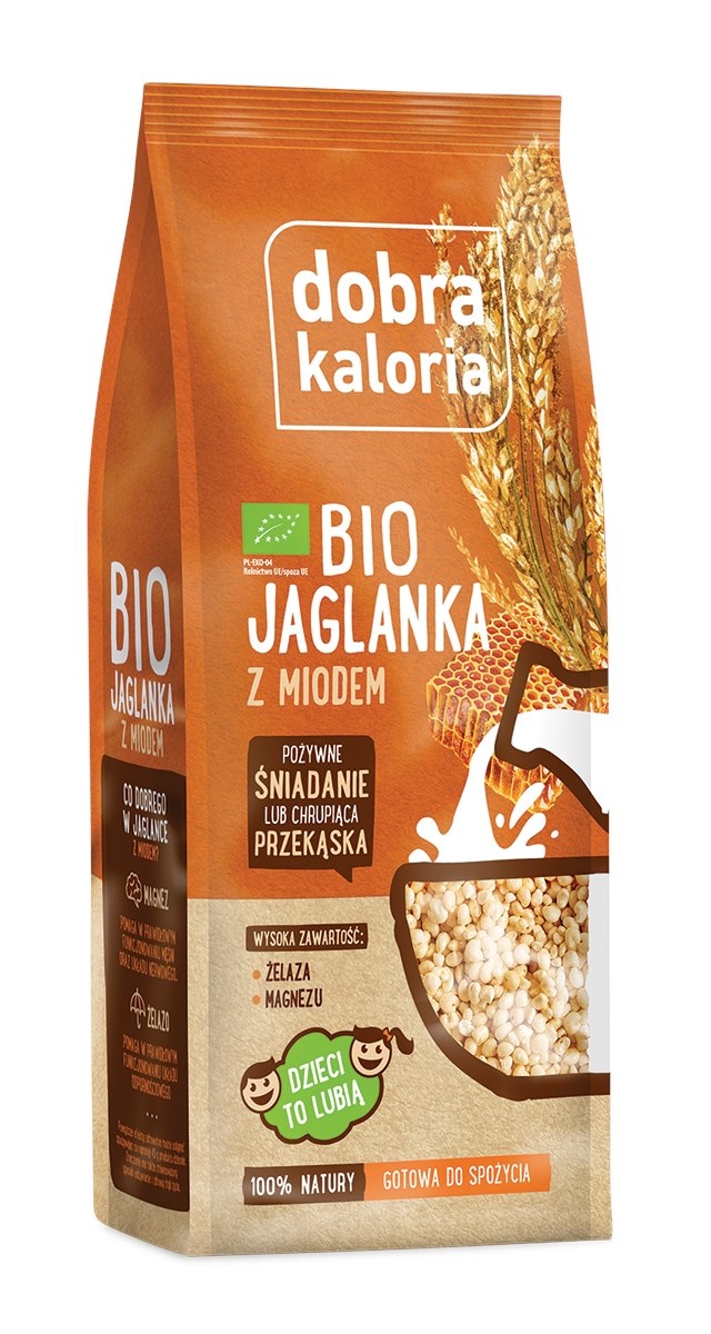 DOBRA KALORIA Jaglanka z miodem 120g BIO