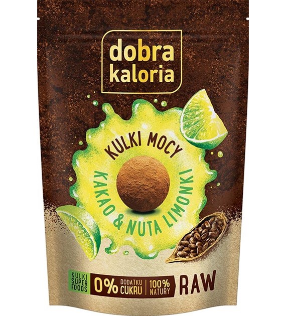 DOBRA KALORIA Kulki kakao nuta limonki 65g