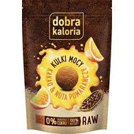 DOBRA KALORIA Kulki kakao nuta pomarańczy 65g