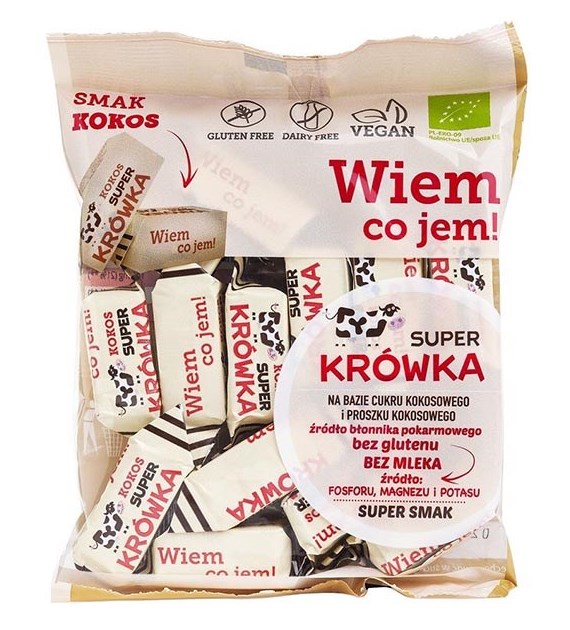 ME GUSTO EKO Krówka bezmleczna smak kokos 150g