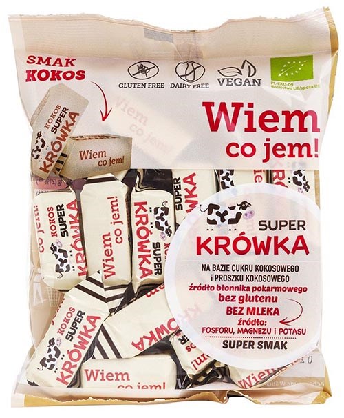 ME GUSTO EKO Krówka bezmleczna smak kokos 150g