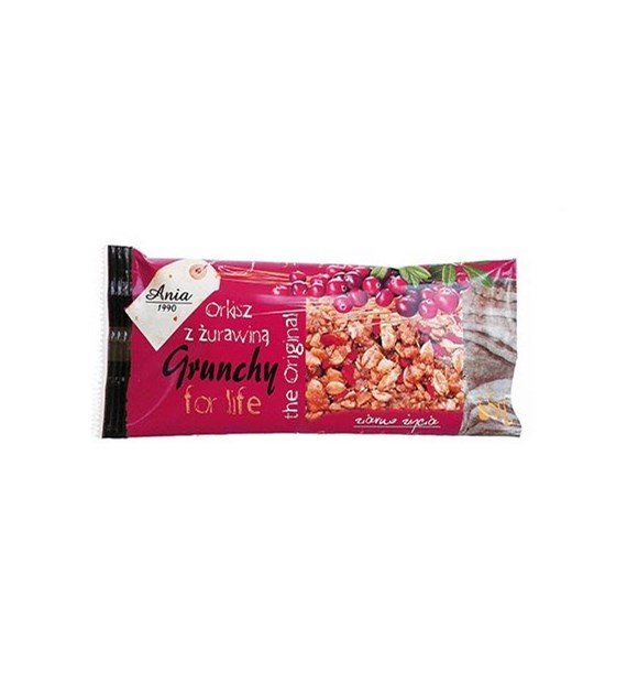ANIA Baton grunchy orkiszowy z żurawiną 65g