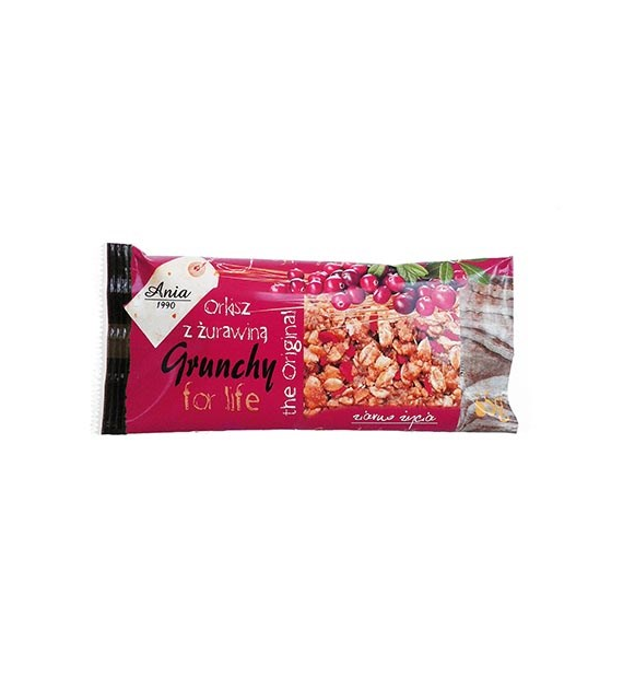 ANIA Baton grunchy orkiszowy z żurawiną 65g