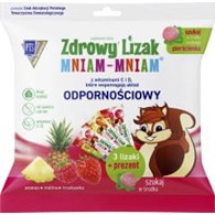 MNIAM-MNIAM Zdrowy Lizak 3 smaki + pierścionek