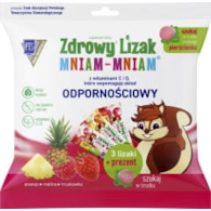 MNIAM-MNIAM Zdrowy Lizak 3 smaki + pierścionek