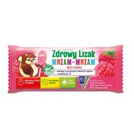 MNIAM-MNIAM Zdrowy Lizak malina łezka 6g