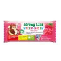 MNIAM-MNIAM Zdrowy Lizak malina łezka 6g
