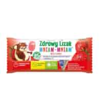 MNIAM-MNIAM Zdrowy Lizak truskawka łezka 6g