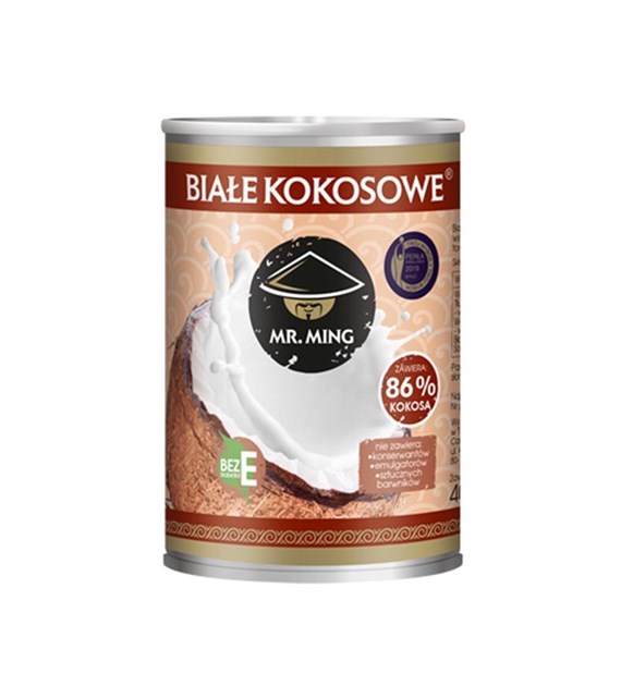 MR. MING Białe  kokosowe mleczko 17-19% 400ml