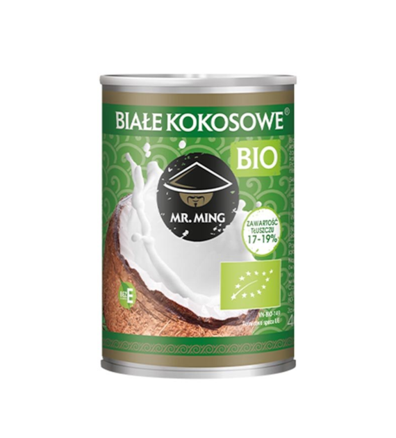 MR. MING Białe kokosowe mleczko 17-19% 400ml BIO