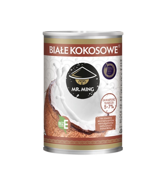 MR. MING Białe  kokosowe mleczko 5-7% 400ml