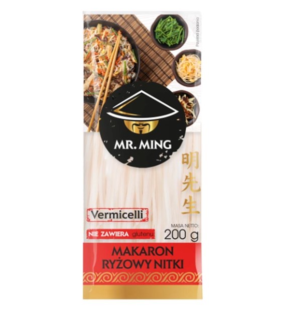 MR. MING Makaron ryżowy nitka 200g