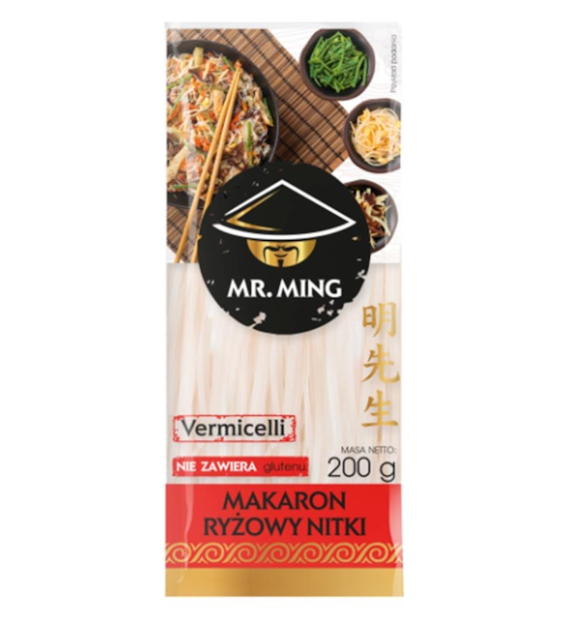 MR. MING Makaron ryżowy nitka 200g