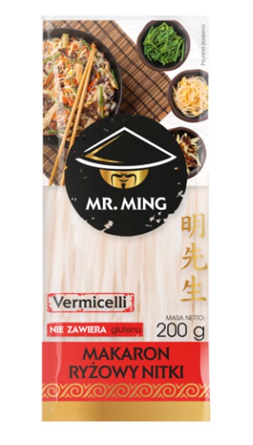 MR. MING Makaron ryżowy nitka 200g