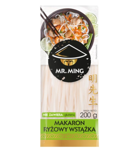 MR. MING Makaron ryżowy wstążka 200g