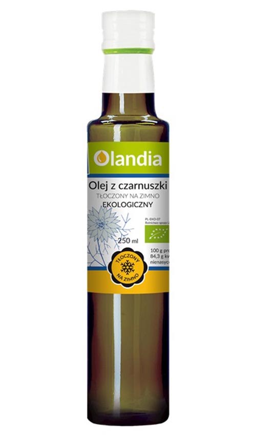 OLANDIA EKO Olej z czarnuszki 250ml
