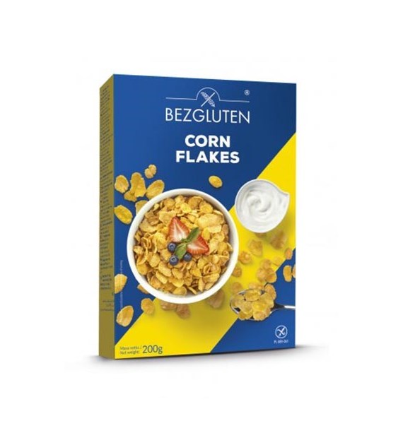 BEZGLUTEN Płatki kukurydziane Corn Flakes 200g