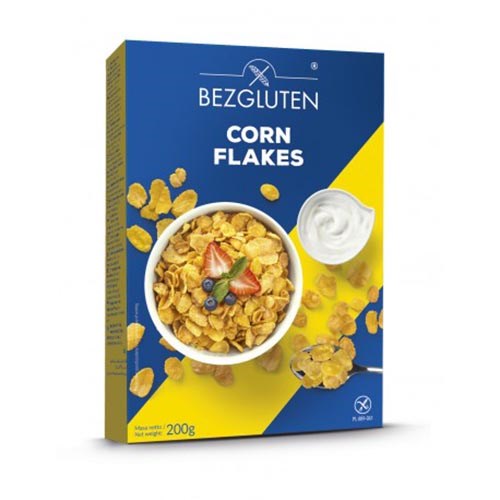 BEZGLUTEN Płatki kukurydziane Corn Flakes 200g