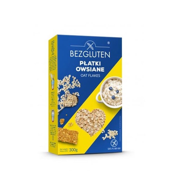 BEZGLUTEN Płatki owsiane bezglutenowe 300g