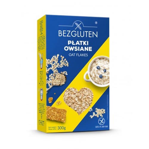 BEZGLUTEN Płatki owsiane bezglutenowe 300g