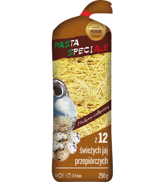 PASTA SPECIALE Nitki z 12 jaj przepiórczych 250g