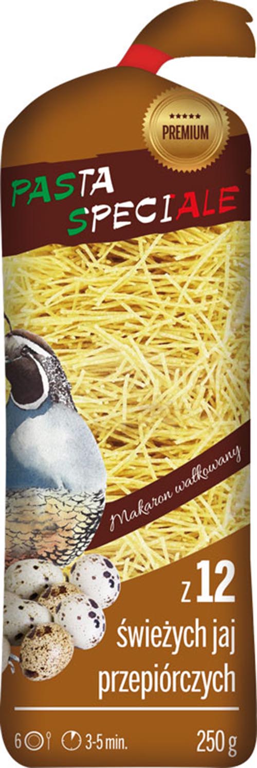 PASTA SPECIALE Nitki z 12 jaj przepiórczych 250g