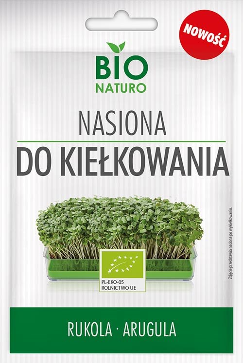 BIONATURO Nasiona do kiełkowania Rukola 25g