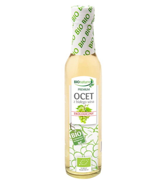 BIONATURO Ocet z białego wina BIO 250ml
