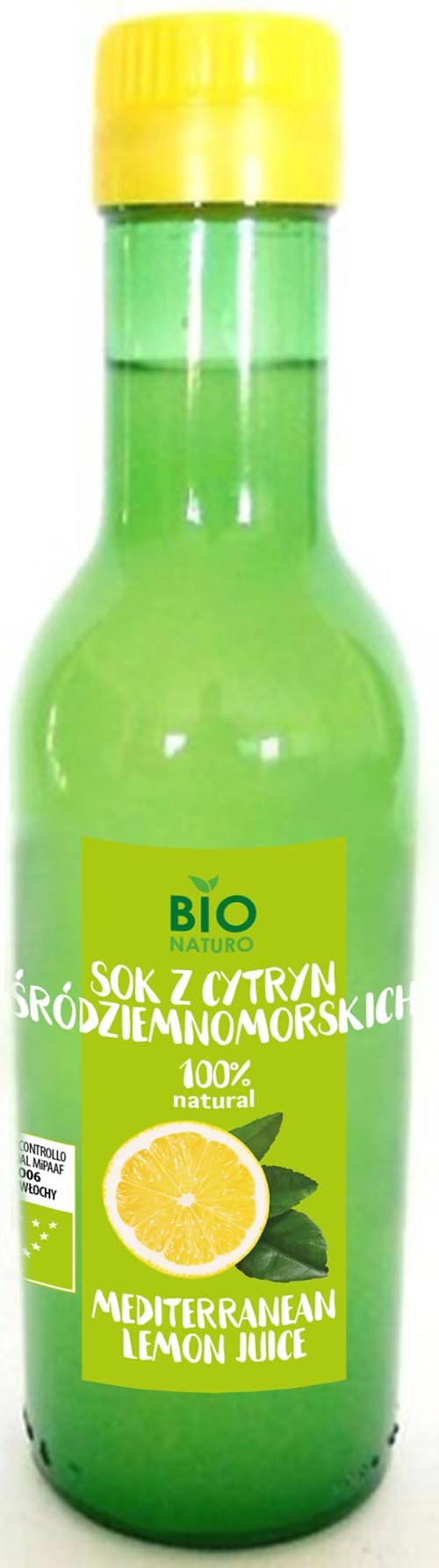 BIONATURO Sok z cytryny 100% BIO 250ml