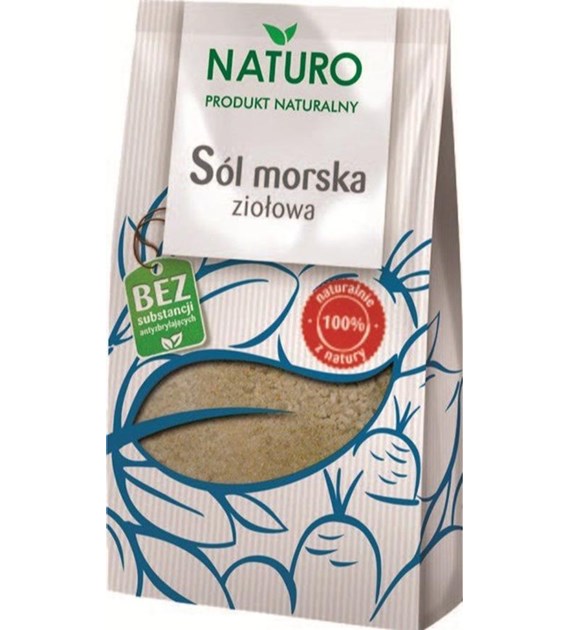 NATURO Sól morska ziołowa 250g
