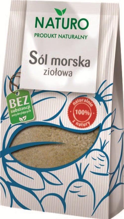 NATURO Sól morska ziołowa 250g