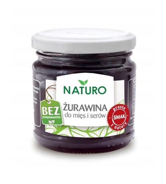 NATURO Żurawina do mięs i serów 220