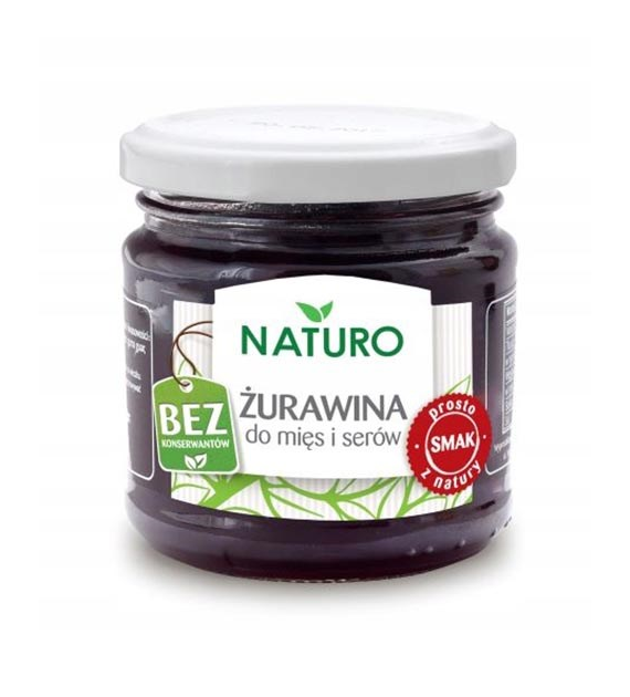 NATURO Żurawina do mięs i serów 220