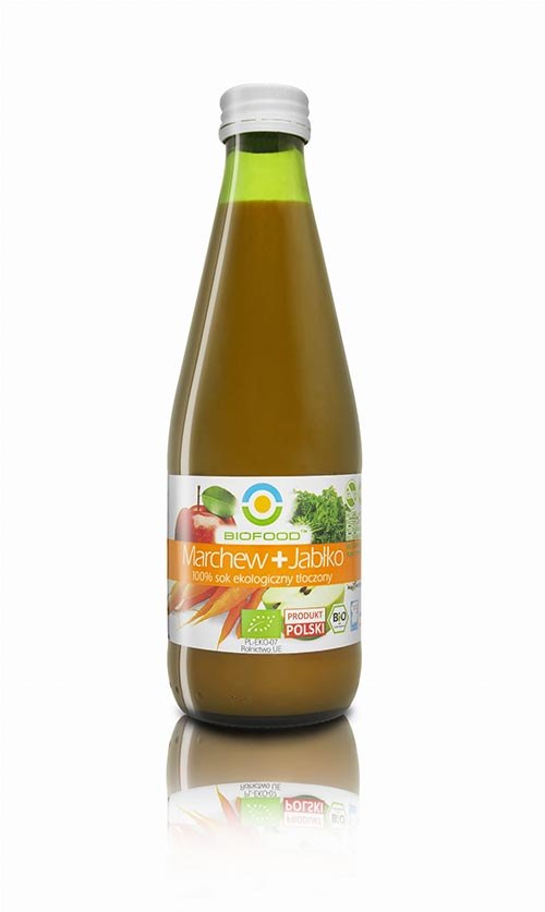 BIO FOOD Sok marchwiowo-jabłkowy 300ml BIO