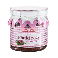 POLSKA RÓŻA Płatki róży w cukrze 220g