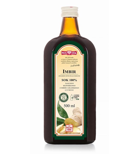 POLSKA RÓŻA Sok z imbiru 500ml