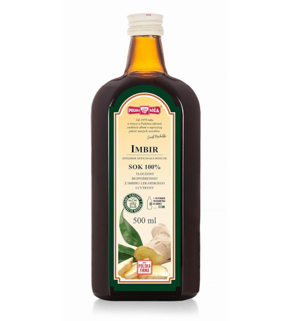 POLSKA RÓŻA Sok z imbiru 500ml