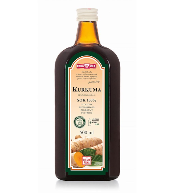POLSKA RÓŻA Sok z kurkumy 500ml