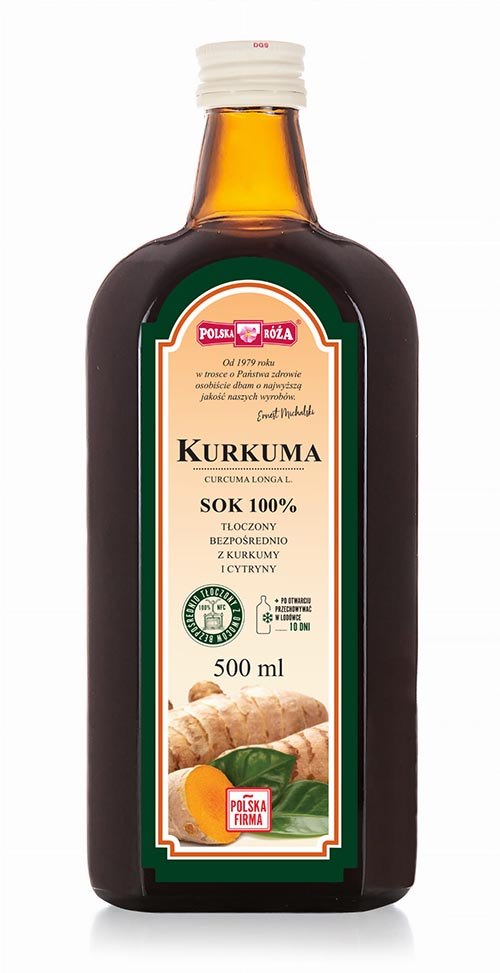 POLSKA RÓŻA Sok z kurkumy 500ml