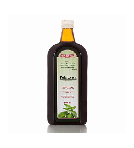 POLSKA RÓŻA Sok z pokrzywy 100% 500ml