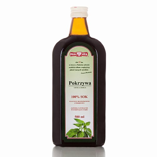 POLSKA RÓŻA Sok z pokrzywy 100% 500ml