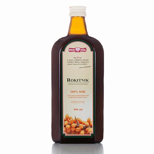 POLSKA RÓŻA Sok z rokitnika 100% 500ml