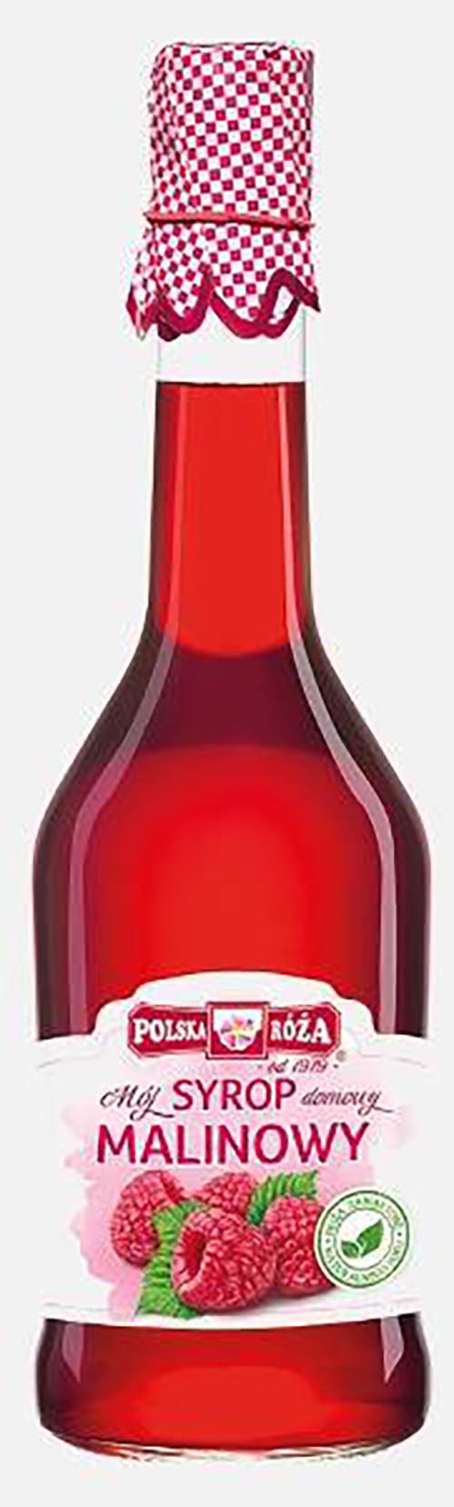 POLSKA RÓŻA Syrop malinowy 500ml