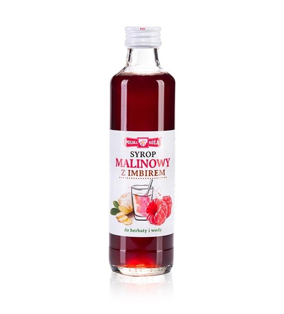 POLSKA RÓŻA Syrop malinowy z imbirem 250ml
