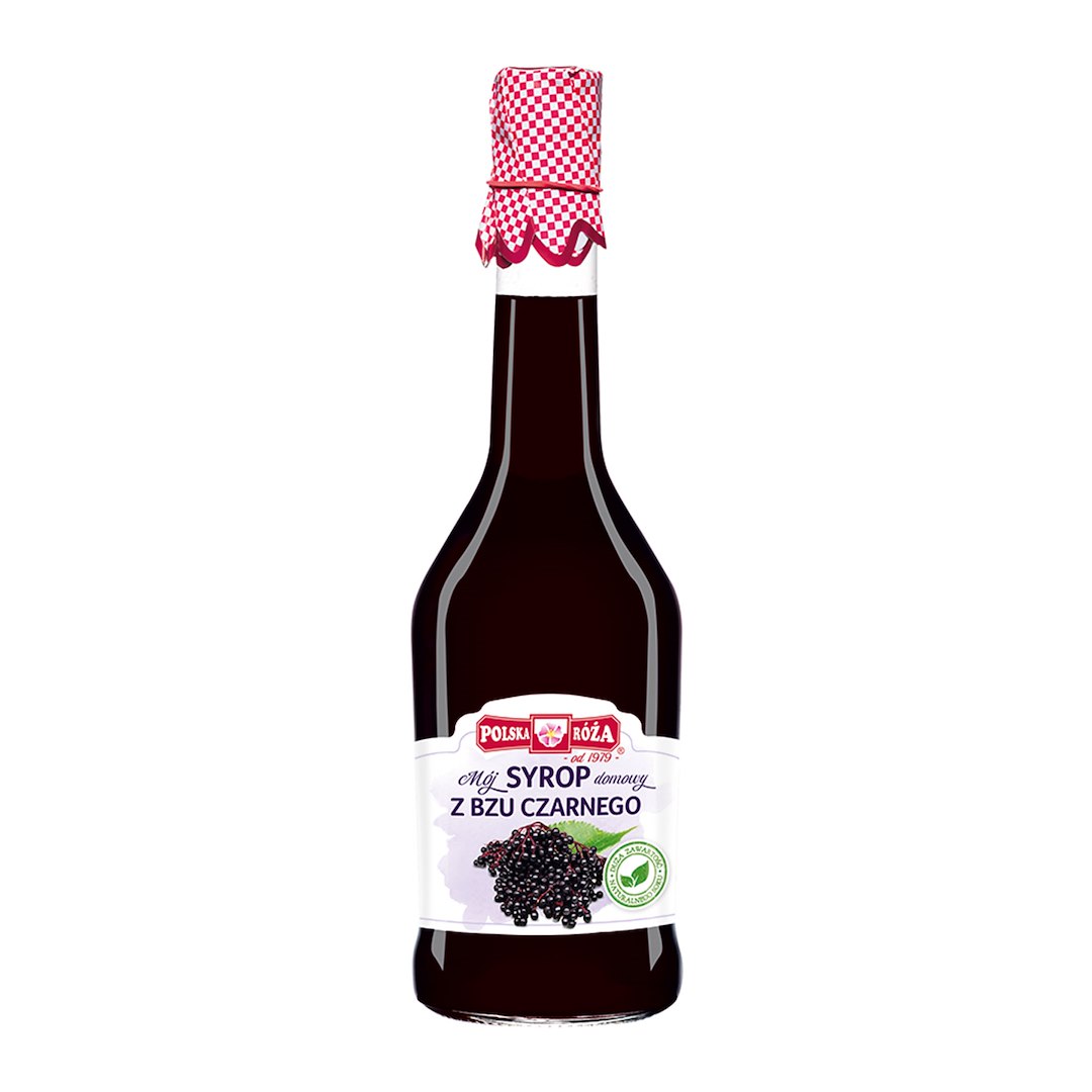 POLSKA RÓŻA Syrop z czarnego bzu 500ml