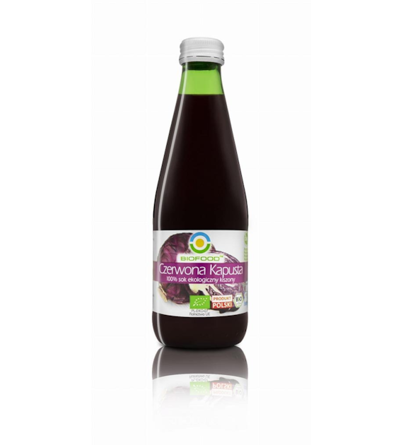 BIO FOOD Sok z czerwonej kapusty kiszon. 300ml BIO