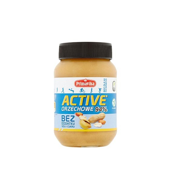 PRIMAVIKA Masło orz. ACTIVE bez soli i cukru 470g