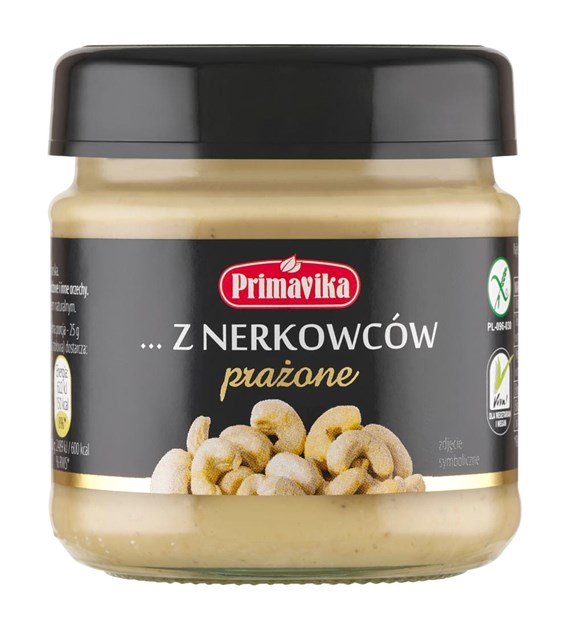 PRIMAVIKA Masło z nerkowców prażone 185g